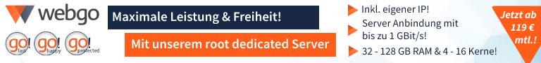 webgo Root Dedicated Server